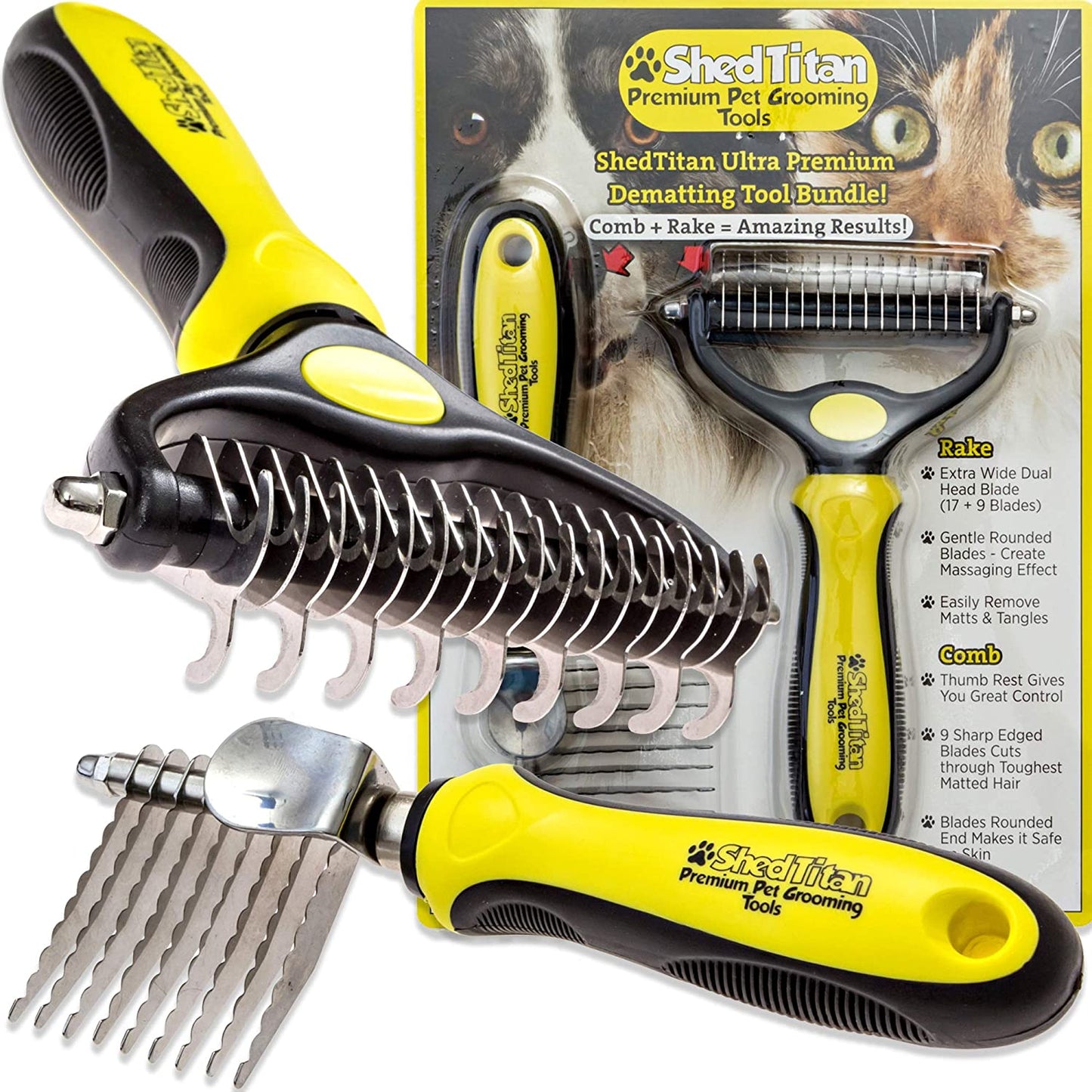 ShedTitan Dematting Tools Value Bundle