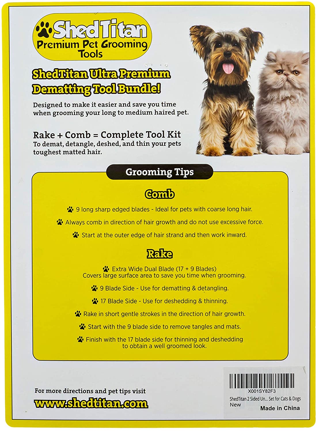 Demat clearance dog hair